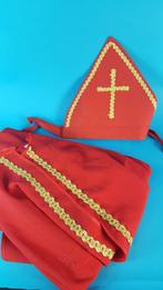 Sinterklaas verkleedkleding, mijter en mantel, maat 164. 7C6, Diversen, Sinterklaas, Tweedehands verkoop, Tweedehands verkoop