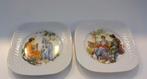 2 Vintage Royal Schwabap gebaksbordjes, Antiek en Kunst, Ophalen of Verzenden