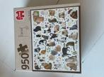 Jumbo Cats Poster Puzzel 950 stukjes, Hobby en Vrije tijd, Denksport en Puzzels, Ophalen of Verzenden, 500 t/m 1500 stukjes, Zo goed als nieuw