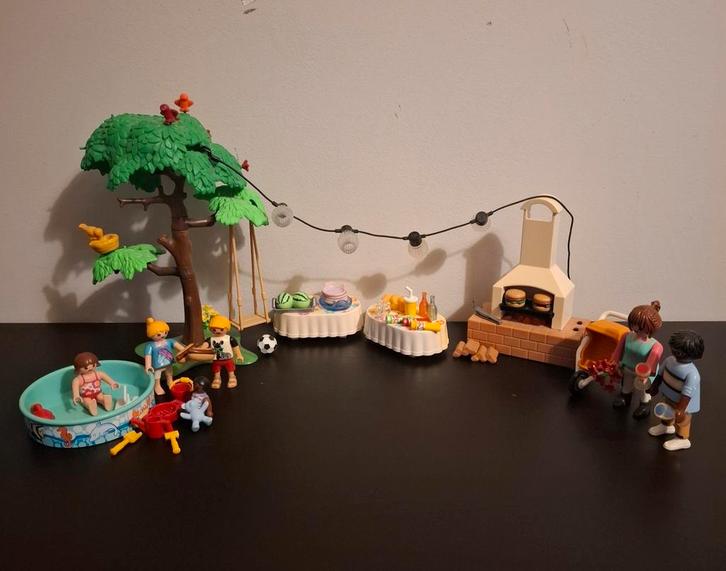Playmobil Buurtfeest 9272, Kinderen en Baby's, Speelgoed | Playmobil, Zo goed als nieuw, Complete set, Ophalen of Verzenden