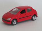 rode Peugeot 206 5-deurs, Welly, 1:64 izgst, Hobby en Vrije tijd, Modelauto's | Overige schalen, Ophalen of Verzenden, Gebruikt