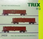 Trix 24535 Set (3) Open Goederenwagens FS met belading, Treinset, Gelijkstroom, Trix, Nieuw