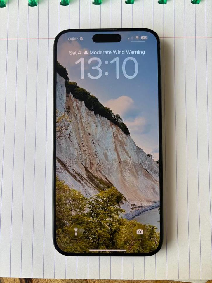 Iphone 15 pro max 256GB blauw, Telecommunicatie, Mobiele telefoons | Apple iPhone, Gebruikt, 256 GB, iPhone 15 Pro Max, Blauw