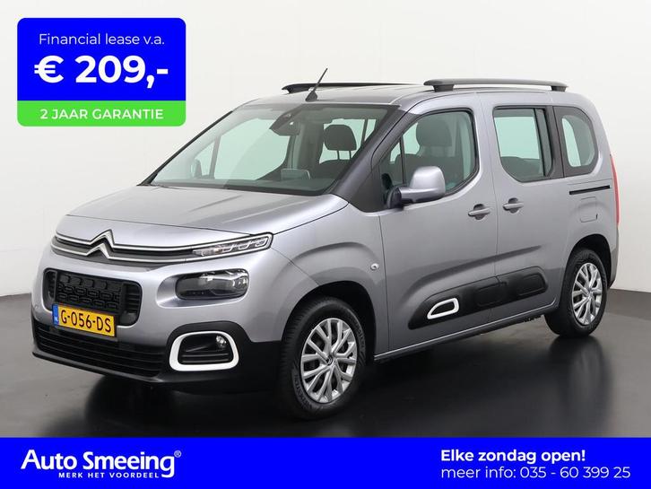 Citroen Berlingo 1.2 PureTech | Schuideur L/R | Camera | Nav, Auto's, Citroën, Bedrijf, Te koop, Berlingo, ABS, Achteruitrijcamera