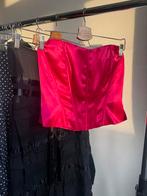 Vintage Y2K roze satijnen look mouwloze korset top, Vintage, Vintage, Vintage, Ophalen of Verzenden