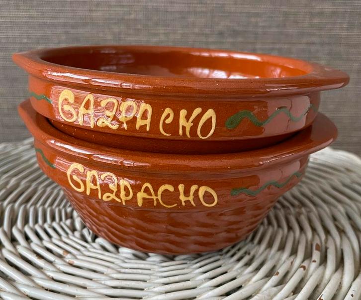 Spaans Aardewerk Gazpacho, Huis en Inrichting, Keuken | Servies, Nieuw, Kom(men), Overige stijlen, Aardewerk, Ophalen of Verzenden