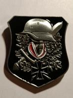 Ww2 Helm badge Duitsland, Verzamelen, Ophalen of Verzenden, Duitsland, Embleem of Badge
