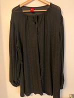 Only-M tuniek zwart met glitter Maat 46, Kleding | Dames, Grote Maten, Ophalen of Verzenden, Zo goed als nieuw, Zwart, Blouse of Tuniek