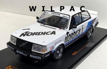 Volvo 240 Turbo. Nordica #1 en #2. ETCC Brno 1986 1:18. IXO  beschikbaar voor biedingen