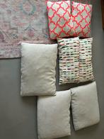 Kussens voor bank of loungeset, Huis en Inrichting, Woonaccessoires | Kussens, Ophalen of Verzenden, Zo goed als nieuw, Vierkant