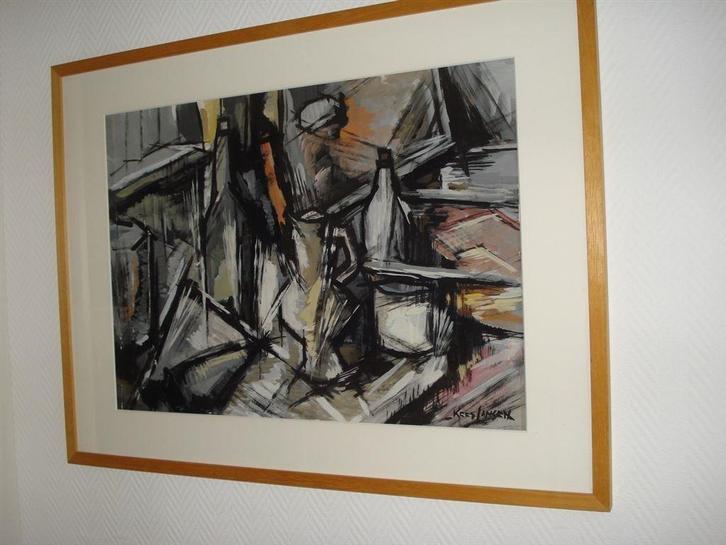 Kees Jansen [1922 - 1984 Bergen], gesigneerd., Antiek en Kunst, Kunst | Schilderijen | Modern, Ophalen