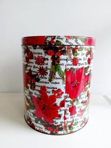 Blik Kerstblik groot opberger 32 cm X 28 cm beschikbaar voor biedingen