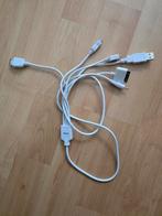 Universele USB Laadkabel met verschillende connectoren, Ophalen of Verzenden, Gebruikt, Minder dan 2 meter, Overige kabels