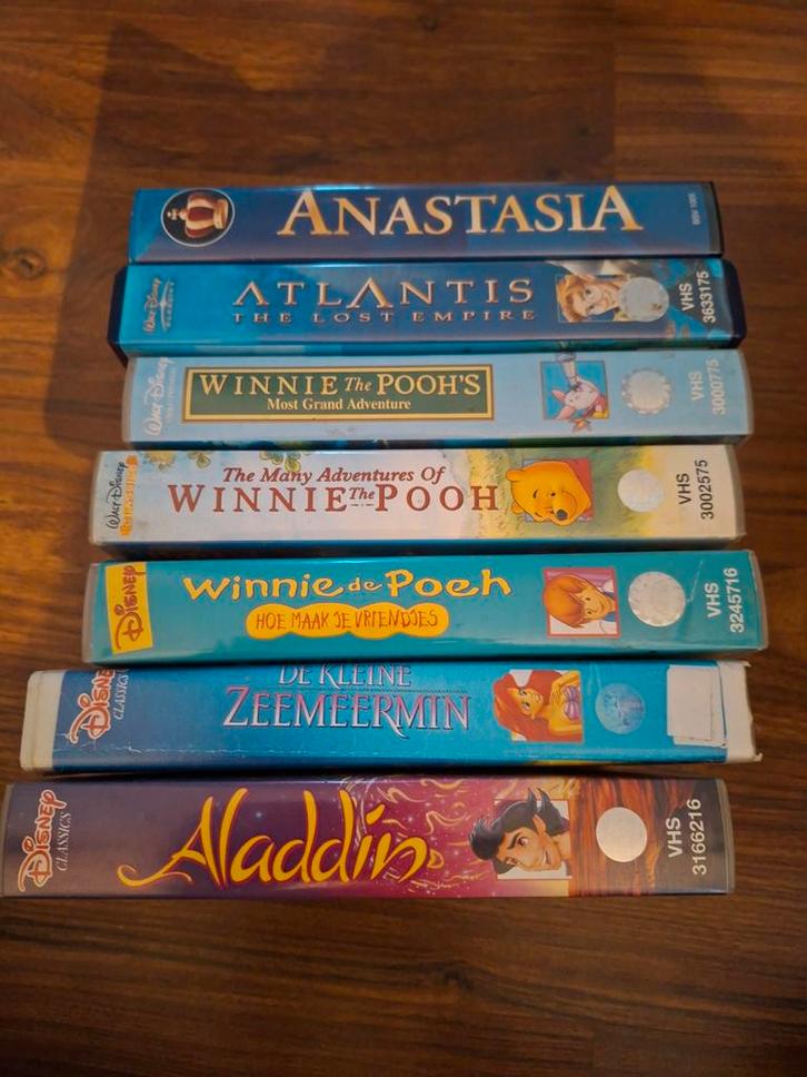 VHS Kinderfilms - Disney Klassiekers, Cd's en Dvd's, VHS | Film, Gebruikt, Alle leeftijden, Ophalen
