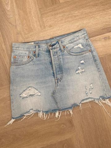 Levi’s spijkerrok denim jeans rokje 29 dames vintage 90s beschikbaar voor biedingen