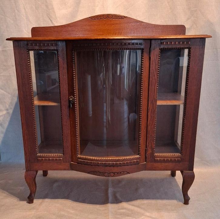 Antiek Art Deco Theekastje of Vitrinekastje, Antiek en Kunst, Antiek | Meubels | Kasten, Ophalen