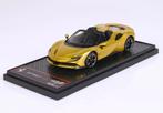 Ferrari SF90 Spider BBR 1:43 - Yellow Montecarlo, Hobby en Vrije tijd, Modelauto's | 1:43, Overige merken, Auto, Info@bbrmodelstore.com