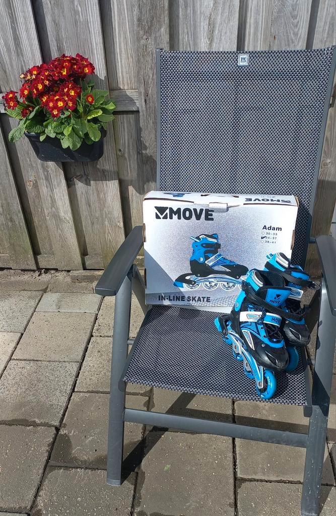 Verstelbare skeelers te koop, Kinderen en Baby's, Speelgoed | Buiten | Rolschaatsen, Gebruikt, Ophalen