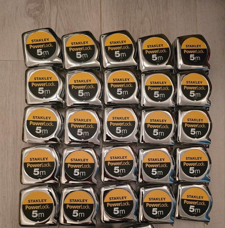 Partij Stanley Powerlock rolmaten, Doe-het-zelf en Verbouw, Meetapparatuur, Nieuw, Multimeter, Ophalen of Verzenden