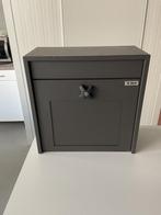 Antraciet grijze aluminium brievenbus met sleutel nwpr €110;, Tuin en Terras, Brievenbussen, Ophalen, Gebruikt, Aluminium