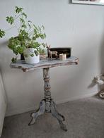 Bijzettafel met unieke uitstraling, Huis en Inrichting, Tafels | Bijzettafels, Ophalen of Verzenden, Rond, Minder dan 55 cm