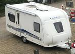 Te koop zeer complete Hobby de Luxe 460 Ufe uit 2009, Caravans en Kamperen, Caravans, Hobby, Particulier, 6 tot 7 meter, Schokbreker