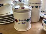 Boerenbont servies poubelle de table, Verzenden, Overige typen, Zo goed als nieuw, Aardewerk