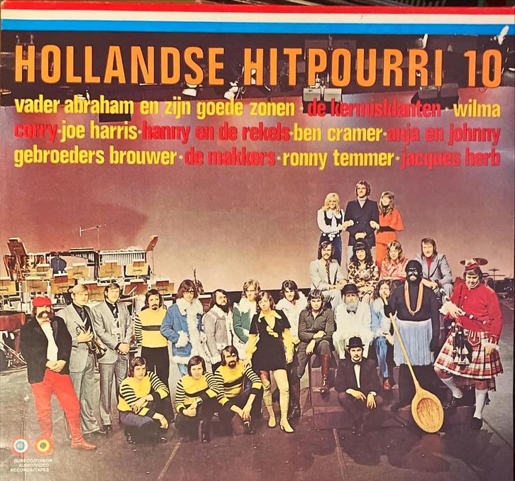 Hollandse Hitpourri 10 - Vinyl, Cd's en Dvd's, Vinyl | Nederlandstalig, Gebruikt, Levenslied of Smartlap, Overige formaten, Ophalen of Verzenden
