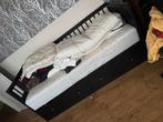 Bedbank met uitrek slaapplek, Huis en Inrichting, Ophalen, Gebruikt, 90 cm, Eenpersoons