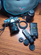 Minolta x300 enTokina SZ X28-200, moterwinder,eventueel tas, Ophalen of Verzenden, Gebruikt, Spiegelreflex, Minolta