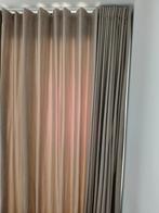 Groot beige velours gordijn - 5 meter breed, Huis en Inrichting, Stoffering | Gordijnen en Lamellen, Ophalen, Gebruikt, 200 cm of meer