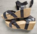 CA'SHOTT Copenhagen Sleehak sandalen maat 37, Zwart, Zo goed als nieuw, CA'SHOTT Copenhagen, Sandalen of Muiltjes