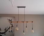 Leuke hanglamp, Huis en Inrichting, Lampen | Hanglampen, Ophalen of Verzenden, Zo goed als nieuw, Hout, 75 cm of meer