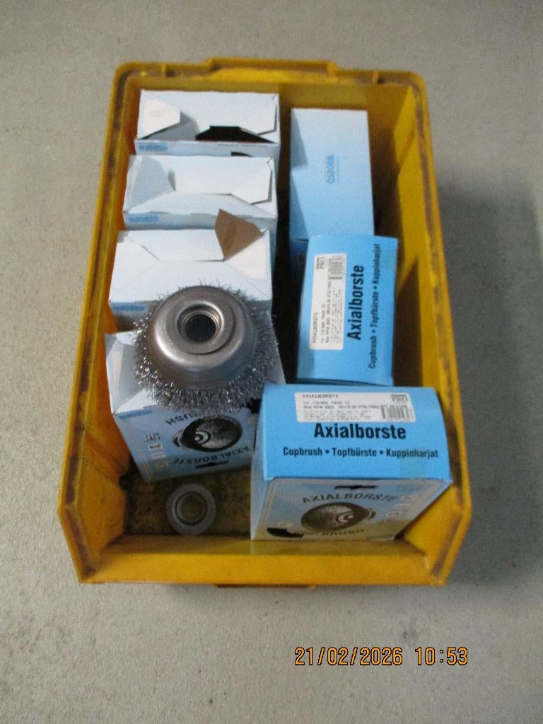 Axiaalborstel / staalborstel 115mm NIEUW, Ophalen, Nieuw