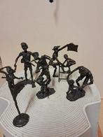 5 Bronzen beeldjes. Zie foto's., Antiek en Kunst, Ophalen