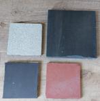 Authentieke vloertegels 1920-1930! Rood-grijs (REMA), Ophalen, Gebruikt, Keramiek, Minder dan 20 cm