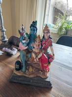 Shiva, Parvati en Ganesha, Verzamelen, Beelden en Beeldjes, Ophalen of Verzenden, Zo goed als nieuw