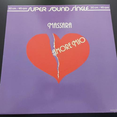 12 inch Maxisingle Massara - Amore Mio (1981), Cd's en Dvd's, Vinyl | Dance en House, Disco, 12 inch, Ophalen of Verzenden