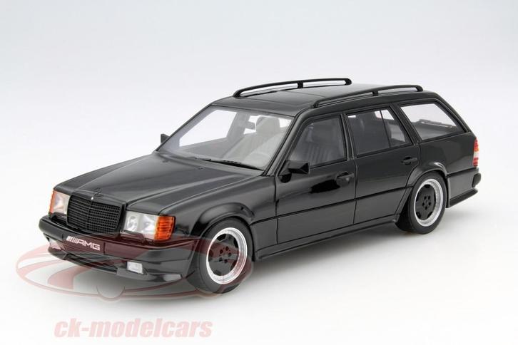 1:18 Mercedes S124 W124 300 TE AMG zwart Otto Models OT147, Hobby en Vrije tijd, Modelauto's | 1:18, Nieuw, Auto, OttOMobile, Ophalen of Verzenden