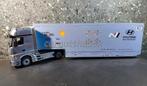 Mercedes Actros rally team Hyundai 1:43 Ixo V1194, Hobby en Vrije tijd, Modelauto's | 1:43, Verzenden, Nieuw, Bus of Vrachtwagen