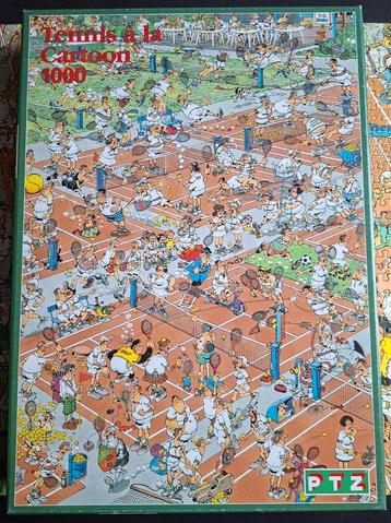 Van Haasteren PTZ puzzel Tennis a la Cartoon beschikbaar voor biedingen