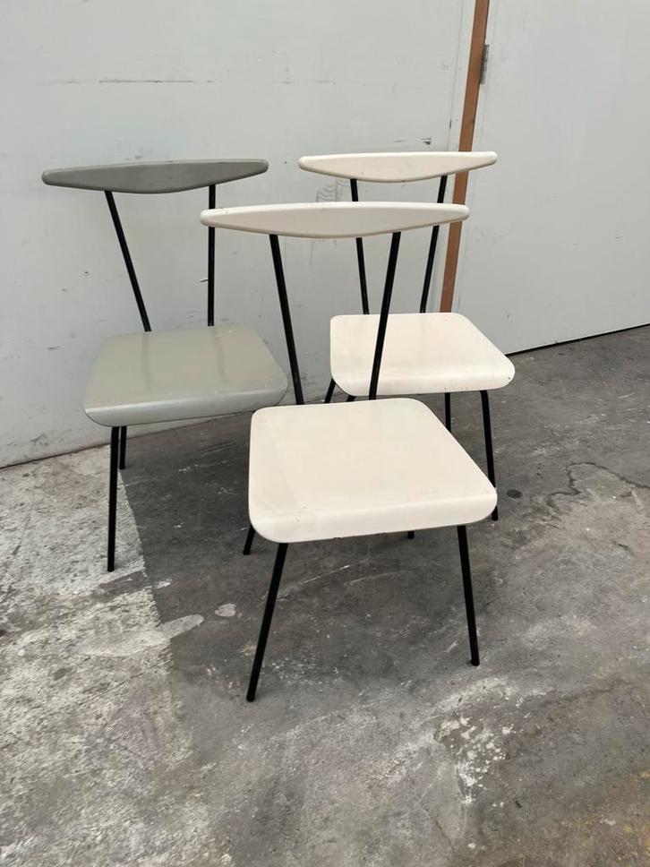 3 Auping stoelen vintage retro jaren 60 dutch design €45 p/s, Huis en Inrichting, Stoelen, Zo goed als nieuw, Ophalen of Verzenden