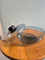 Koekdoos/ trommel staal blauw Royal Leerdam/ Floris Meydam, Antiek en Kunst, Ophalen