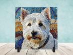Westie Mozaïek tegel incl houder, Ophalen of Verzenden, Nieuw