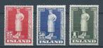 B328 – Scandinavië  - Ijsland – MiNr 223-225 (ongestempeld), Verzenden, IJsland, Postfris