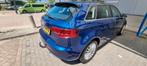 Audi A3 1.4 Tfsi COD Sportback 2014 Blauw, Auto's, Navigatiesysteem, Zwart, Blauw, Leder en Stof