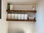 Houten planken voor in bijvoorbeeld toilet/badkamer, Ophalen, Zo goed als nieuw
