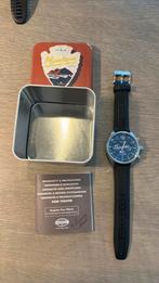 Fossil horloge, Sieraden, Tassen en Uiterlijk, Horloges | Heren, Leer, Staal, Zo goed als nieuw, Ophalen