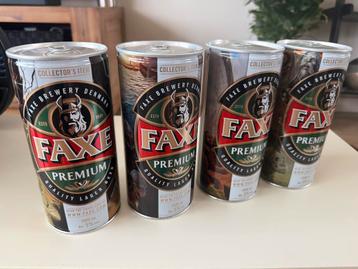 4 Faxe Bier Blikken - Limited Edition beschikbaar voor biedingen