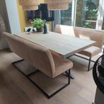 Twee eetkamer banken, Ophalen of Verzenden, Gebruikt, Overige materialen, Modern stijlvol